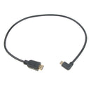 Micro HDMI Cable Cord Wire for Camera Universal 90 Degree Connector Plastic Metal