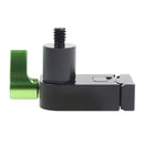 CC-01 15mm Rod Wire Clamp Fit For Same Size Rod System - Size Of The Cable Hole: 3mm (minimum); 9mm (maximum)