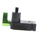 CC-01 15mm Rod Wire Clamp Fit For Same Size Rod System - Size Of The Cable Hole: 3mm (minimum); 9mm (maximum)