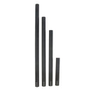 2Pcs 15mm Dia 100mm 10cm Length Extension Rods for Rail System Matte Box Follow Focus Rig DSLR Black