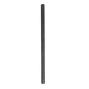 2Pcs 15mm Dia 300mm 30cm Length Extension Rods for Rail System Matte Box Follow Focus Rig DSLR Black