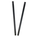 2Pcs 15mm Dia 300mm 30cm Length Extension Rods for Rail System Matte Box Follow Focus Rig DSLR Black