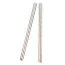 2 Pieces 19mm Stainless Steel Extension Rod for DSLR Support Shoulder Rig 300mm