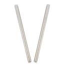 2 Pieces 19mm Stainless Steel Extension Rod for DSLR Support Shoulder Rig 300mm