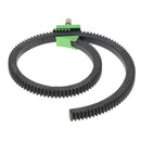 FFGR-02 Adjustable Follow Focus Gear Ring Belt Film Industry Standard 0.8mm Mod for DSLR Lenses within 105mm Diameter