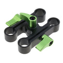 Adjustable Height Riser Clamp Rod/Rail Raiser For 15mm DSLR Support Rig System