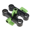 Adjustable Height Riser Clamp Rod/Rail Raiser For 15mm DSLR Support Rig System