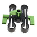 Adjustable Height Riser Clamp Rod/Rail Raiser For 15mm DSLR Support Rig System