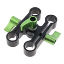 Adjustable Height Riser Clamp Rod/Rail Raiser For 15mm DSLR Support Rig System