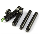 15mm Rail Rod Support System Clamp for Camera Shoulder Rig Softbox LCD Monitor Mount 90 Degree 4 Ports