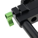 15mm Rail Rod Support System Clamp for Camera Shoulder Rig Softbox LCD Monitor Mount 90 Degree 4 Ports