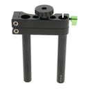 15mm Rail Rod Support System Clamp for Camera Shoulder Rig Softbox LCD Monitor Mount 90 Degree 4 Ports