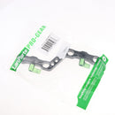 15mm Rod Clamp Z-Shape Offset Raiser For DSLR Shoulder Pad with Rotable Screws (Green)