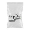 Adjustable 15mm Rod Clamp Z-Shape Offset Raiser for DSLR Shoulder Support with Rotable Screws (Green)