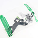 Adjustable 15mm Rod Clamp Z-Shape Offset Raiser for DSLR Shoulder Support with Rotable Screws (Green)