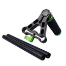 15mm Rail Rod Clamp Mount & Camera Shoulder Rig Handle Grip Handheld Stabilizer Gimbal Accessory Kit Aluminum