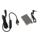 PS-BLS1 Li-ion Battery Pack DC Coupler for Olympus E-P1 E-P2 E-P3 & Power Cable