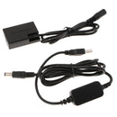 ACK-E18 Replacement AC Power Adapter with Cable+DR-E18 DC Coupler for Canon DSLR Cameras