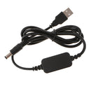 USB 5.5mm x 2.5mm Charging Charger DC Power Back Adapter Cable for DMW-DCC3 DR400 DRE6 PW20 Dummy Battery