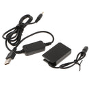 D-Tap Power Adapter Cable+EP-5E DC Coupler Dummy Battery for Nikon 1 J4 1J4