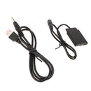 USB Power Adapter Cable+ EP-62G(ENEL19) Dummy Battery for Nikon Coolpix S100 S2500 S3100 S3300 S4100
