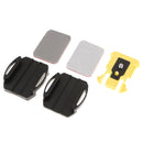 Flat and Curved Surface Mounts with Adhesive Stickers Kit for Sony Action Cameras Replace VCT-AM1