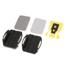Flat and Curved Surface Mounts with Adhesive Stickers Kit for Sony Action Cameras Replace VCT-AM1
