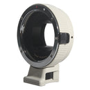 For Canon EF EF-S Lens to Sony E-mount Camera Autofocus Adapter Ring with Tripod Mount f/ NEX A7 A7R A7RII A6300 A6000 - White