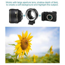 For Nikon AI F Lens to Micro 4/3 Adapter Ring f/ E-P5 GF6 G7 GH4 E-M5 II E-M10 E-PL7 G3