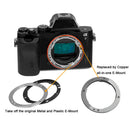 Lens Bayonet Mount Ring Replacement Repair Part for Sony A7RII,A7SII,A7II,A7S,A6300