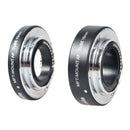 M 4/3 Macro Extension Ring Mount Tube Kit for Olympus Panasonic Micro Four Thirds Mount - 10mm & 16mm