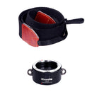 Dual Lens Fast Converter for Nikon F-mount Camera with Shoulder Strap - Black