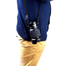 Dual Lens Fast Converter for Sony E-mount Camera with Shoulder Strap - Black