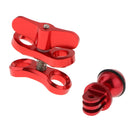 Aluminum Alloy Underwater Diving Ball Clamp Mount Bracket Joint Arm for GoPro Hero Action Cameras - Red
