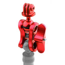 Aluminum Alloy Underwater Diving Ball Clamp Mount Bracket Joint Arm for GoPro Hero Action Cameras - Red