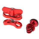 Aluminum Alloy Underwater Diving Ball Clamp Mount Bracket Joint Arm for GoPro Hero Action Cameras - Red