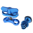 Blue Diving Ball Head Mount Bracket Holder with Balls Arm System for GoPro Hero 6 5 4 3 - High Strengthen and Corrosion-resistant