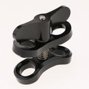 Aluminum Alloy Underwater Diving Ball Clamp Mount Bracket Joint Arm for GoPro Hero Action Cameras - Black