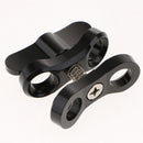 Aluminum Alloy Underwater Diving Ball Clamp Mount Bracket Joint Arm for GoPro Hero Action Cameras - Black