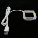 USB 20 LED Lens Ring Shooting Nightshot Flash Fill Light Lamp for GoPro Hero 4/3+ Standard Waterproof Housing Case