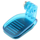 Backpack Clip Mount for GoPro Hat Cap Clamp Bag Shoulder Strap Camera Holder Part - Blue