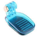 Backpack Clip Mount for GoPro Hat Cap Clamp Bag Shoulder Strap Camera Holder Part - Blue
