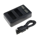 LCD Display USB Dual Ports Slot 2 Channels Battery Charger EN-EL14 for Nikon D3100 D3200 D3300 D5100 etc Cameras