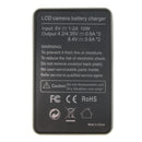LCD Display USB Dual Ports Slot 2 Channels Battery Charger EN-EL14 for Nikon D3100 D3200 D3300 D5100 etc Cameras