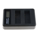 LCD Display USB Dual Ports Slot 2 Channels Battery Charger EN-EL14 for Nikon D3100 D3200 D3300 D5100 etc Cameras