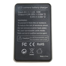 LCD Display USB Dual Ports Slot 2 Channels Battery Charger NP-FW50 for Sony SLT A33 Alpha NEX F3 6 5 5N etc Cameras