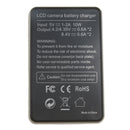 LCD Display USB Dual Ports Slot 2 Channels Battery Charger LP-E8 for Canon EOS 600D 700D etc Cameras