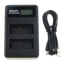 LCD Display USB Dual Ports Slot 2 Channels Battery Charger LP-E10 for Canon EOS 1100D 1200D 1300D etc Cameras