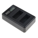 LP-E17 USB Travel Battery Charger Dual Channels with Charging Cable for Canon Rebel T6i T6s 8000D Kiss X8i Digital Cameras