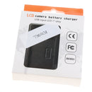 LCD Display USB Dual Ports Slot 2 Channels Camera Charger for Olympus BLH-1 BLH1 OM-D OMD E-M1 MARK IIBLH-1 Batteries Black